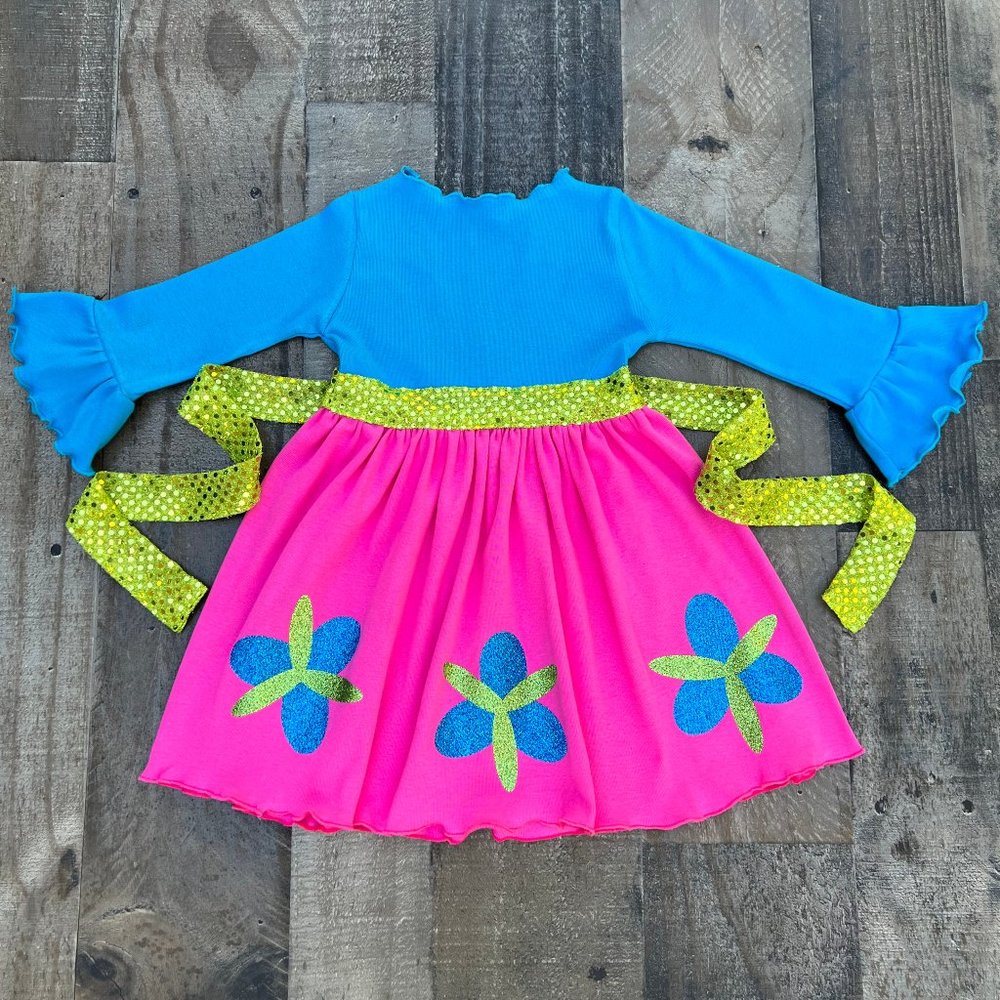 Poppy Troll Comfy Knit Costume Dress
